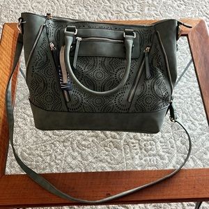 Brand New Violet Ray NY Olive Green Tote